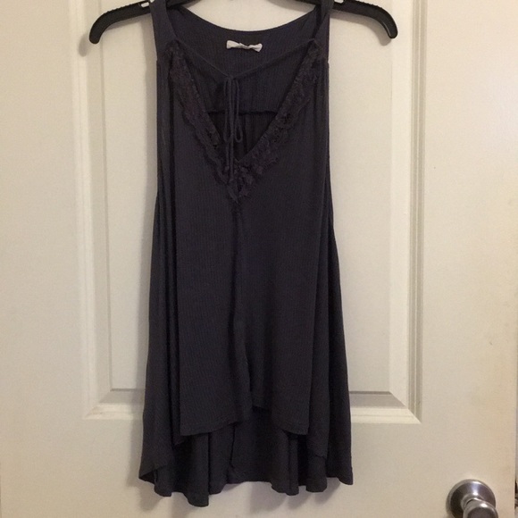 Lush Tops - Lush tie/lace detailed tank top ✨ Lush Tops - Lush tie/lace detailed tank top ✨